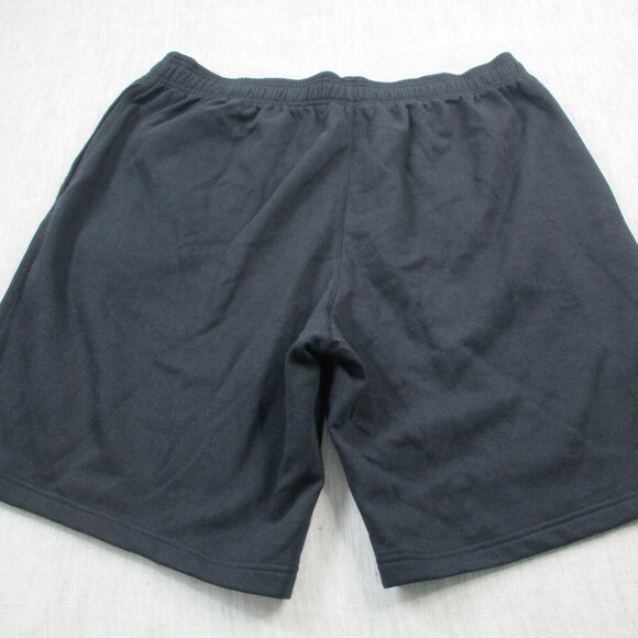 Adidas Athletic Sweat Shorts Mens XL Dark Gray Running & Training Elastic Waist - Picture 2 of 8